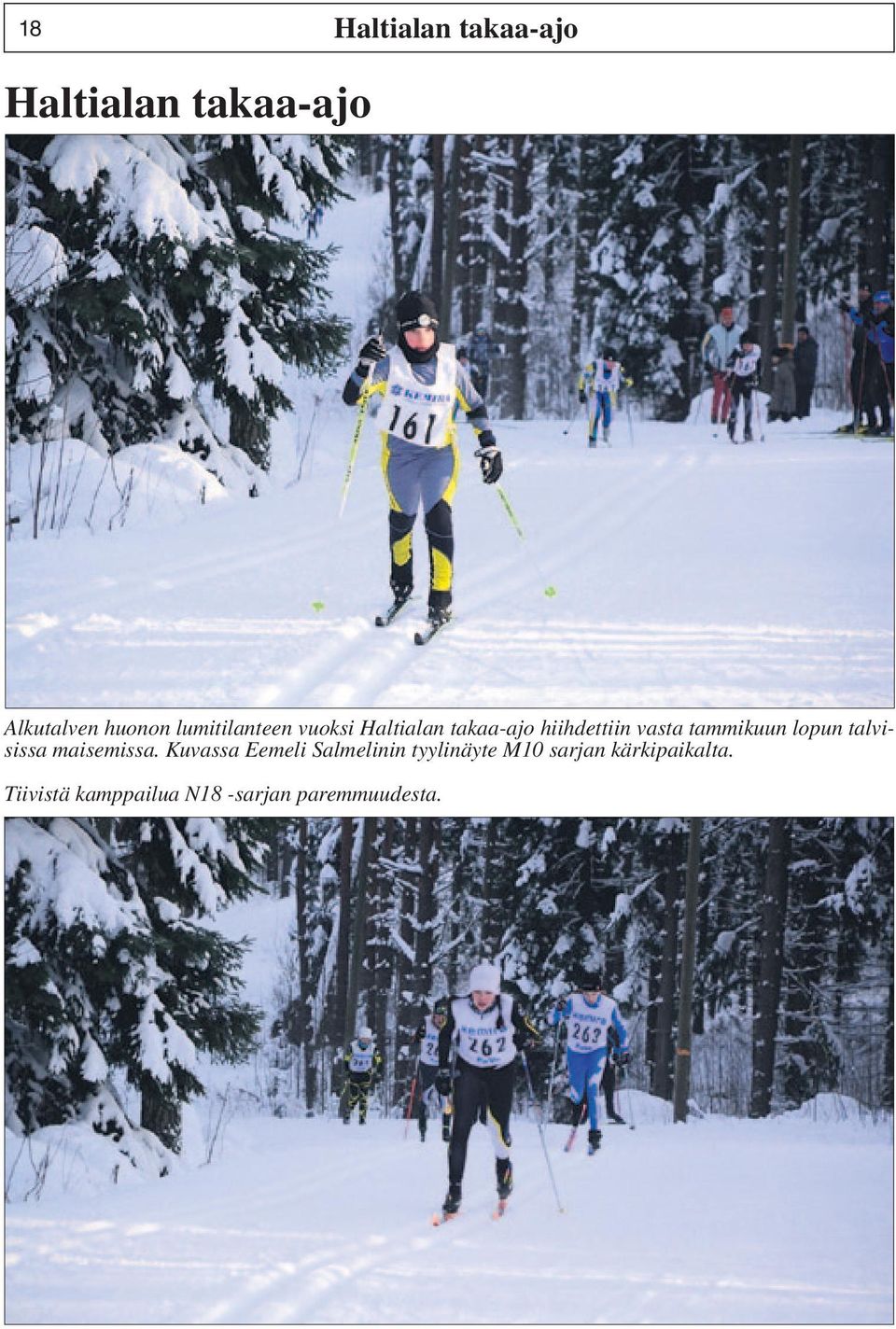 tammikuun lopun talvisissa maisemissa.