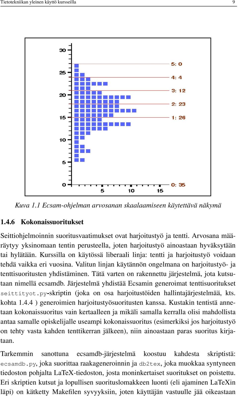 Kurssilla on käytössä liberaali linja: tentti ja harjoitustyö voidaan tehdä vaikka eri vuosina. Valitun linjan käytännön ongelmana on harjoitustyö- ja tenttisuoritusten yhdistäminen.