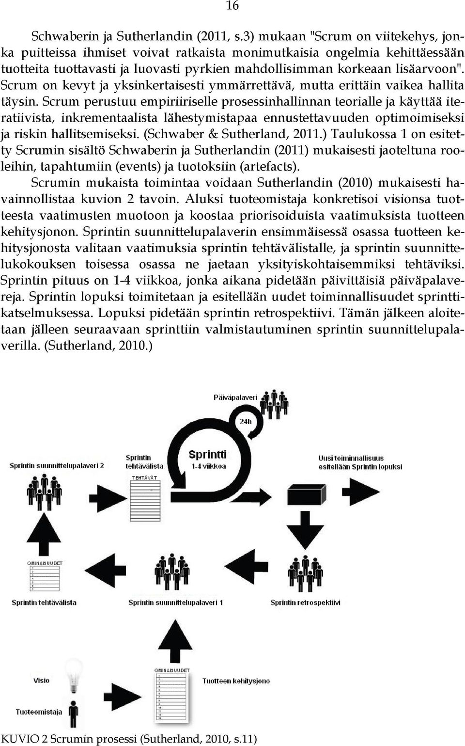 Scrum on kevyt ja yksinkertaisesti ymmärrettävä, mutta erittäin vaikea hallita täysin.