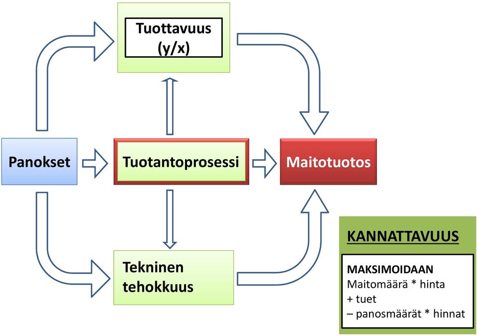 KANNATTAVUUS Tekninen tehokkuus