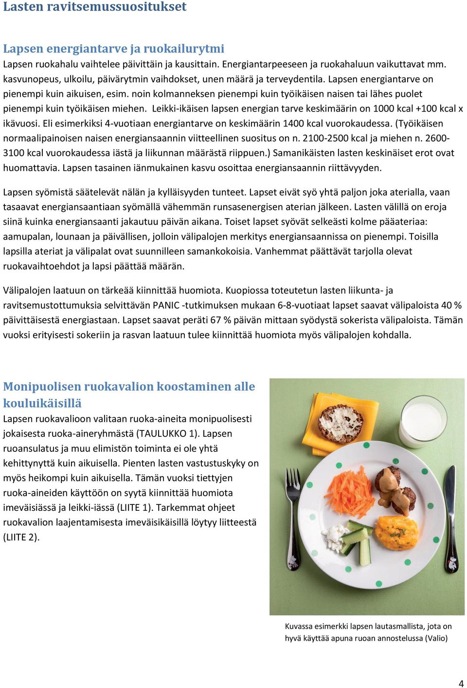 ravitsemussuositukset lapsille ravitsemussuositukset lapsille