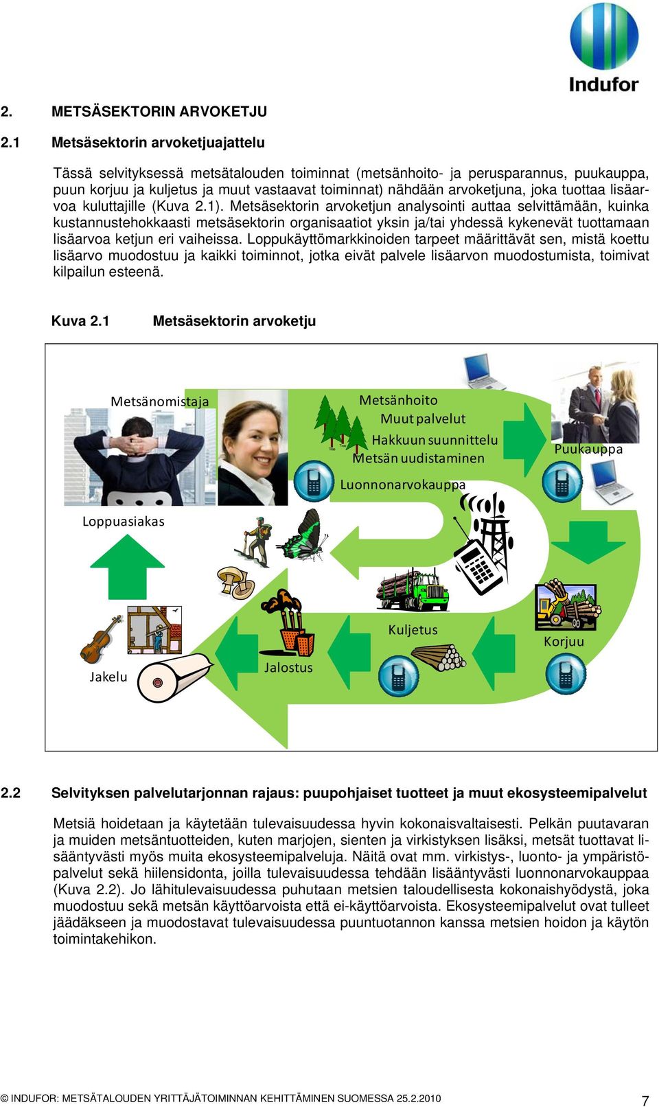 tuottaa lisäarvoa kuluttajille (Kuva 2.1).