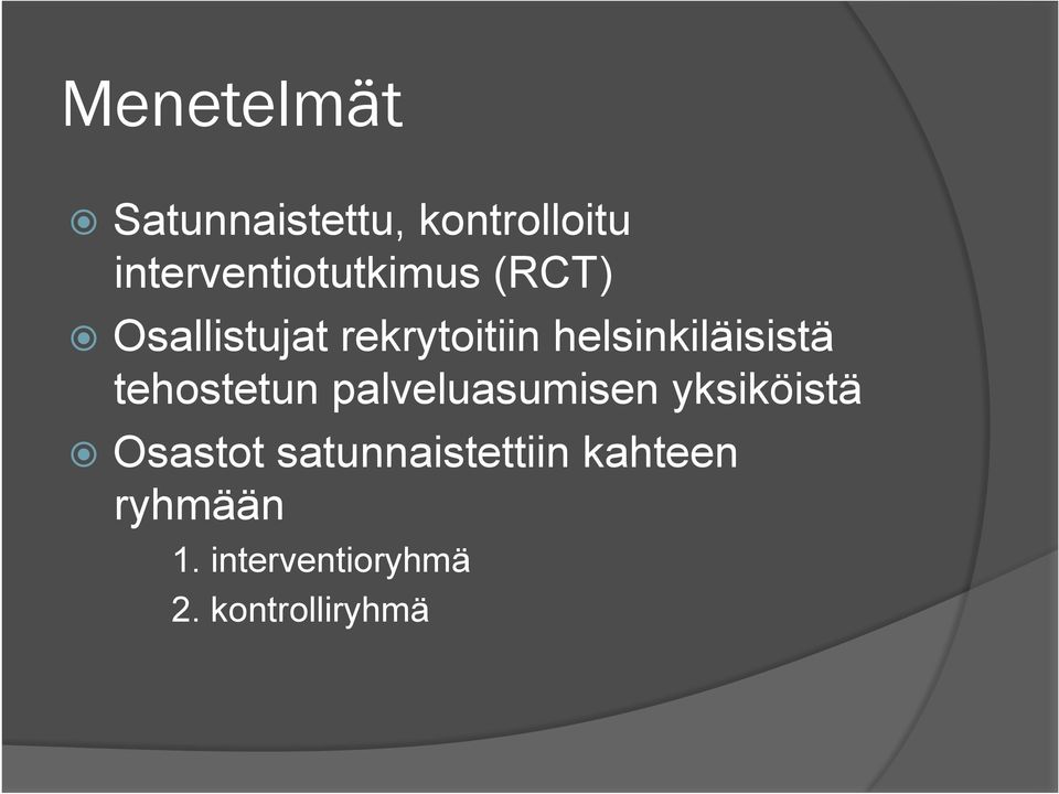 helsinkiläisistä tehostetun palveluasumisen yksiköistä