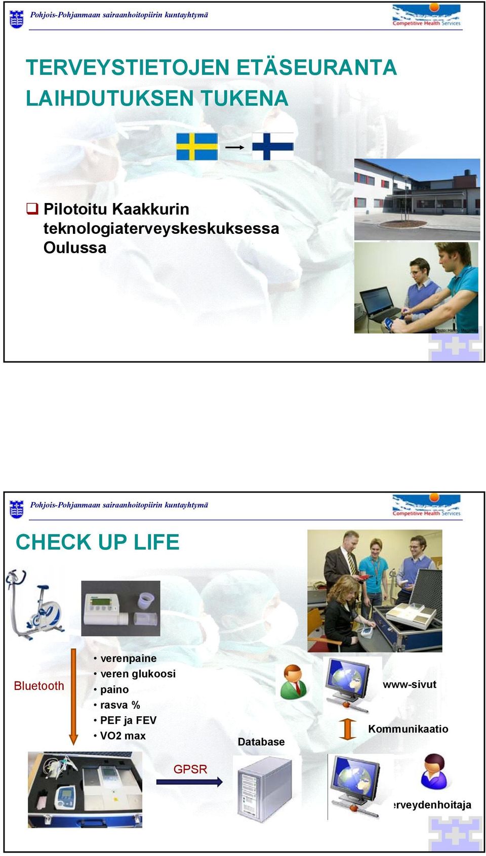 Marjamaa CHECK UP LIFE Bluetooth verenpaine veren glukoosi paino