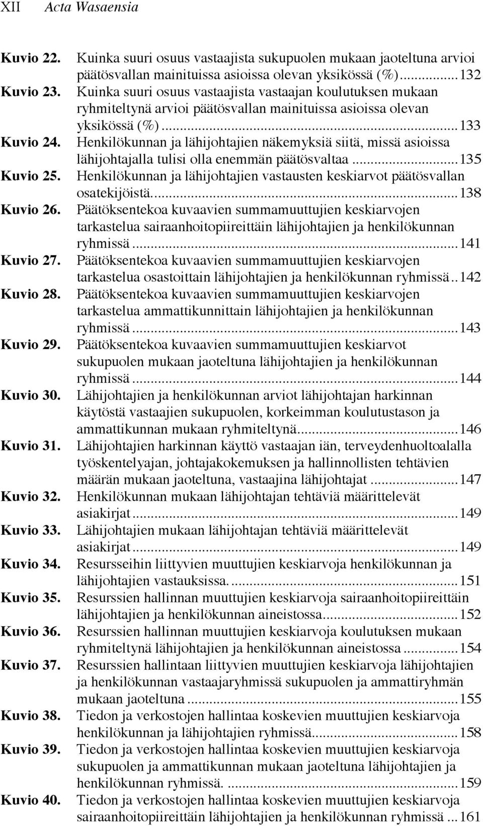 ..132 Kuinka suuri osuus vastaajista vastaajan koulutuksen mukaan ryhmiteltynä arvioi päätösvallan mainituissa asioissa olevan yksikössä (%).