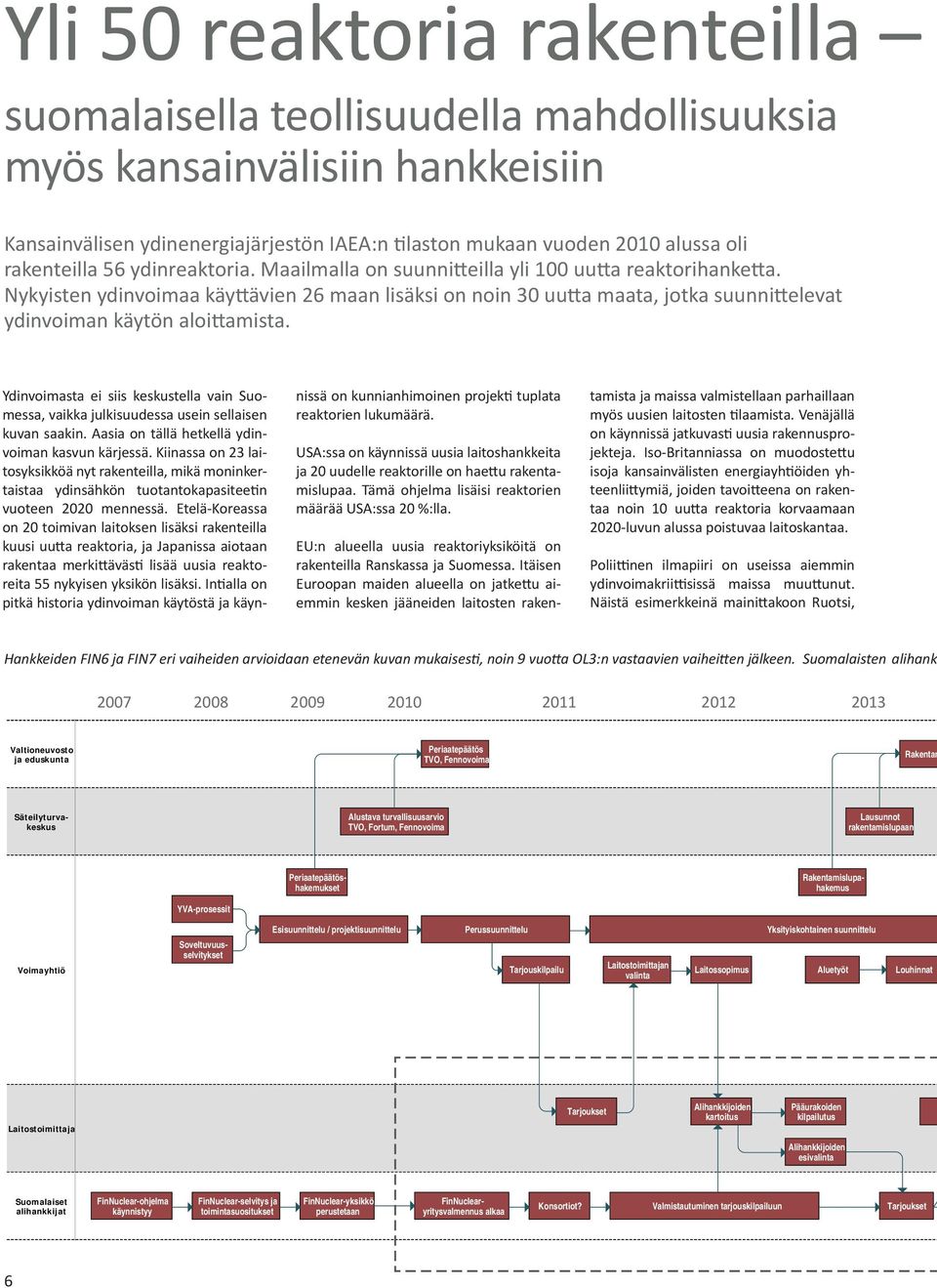 Ydinvoimasta ei siis keskustella vain Suomessa, vaikka julkisuudessa usein sellaisen kuvan saakin. Aasia on tällä hetkellä ydinvoiman kasvun kärjessä.