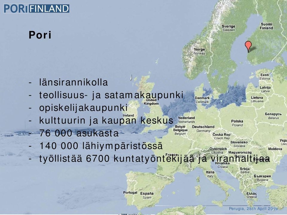 ja kaupan keskus - 76 000 asukasta - 140 000