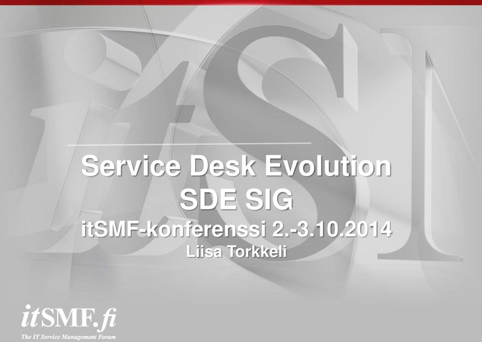 itsmf-konferenssi