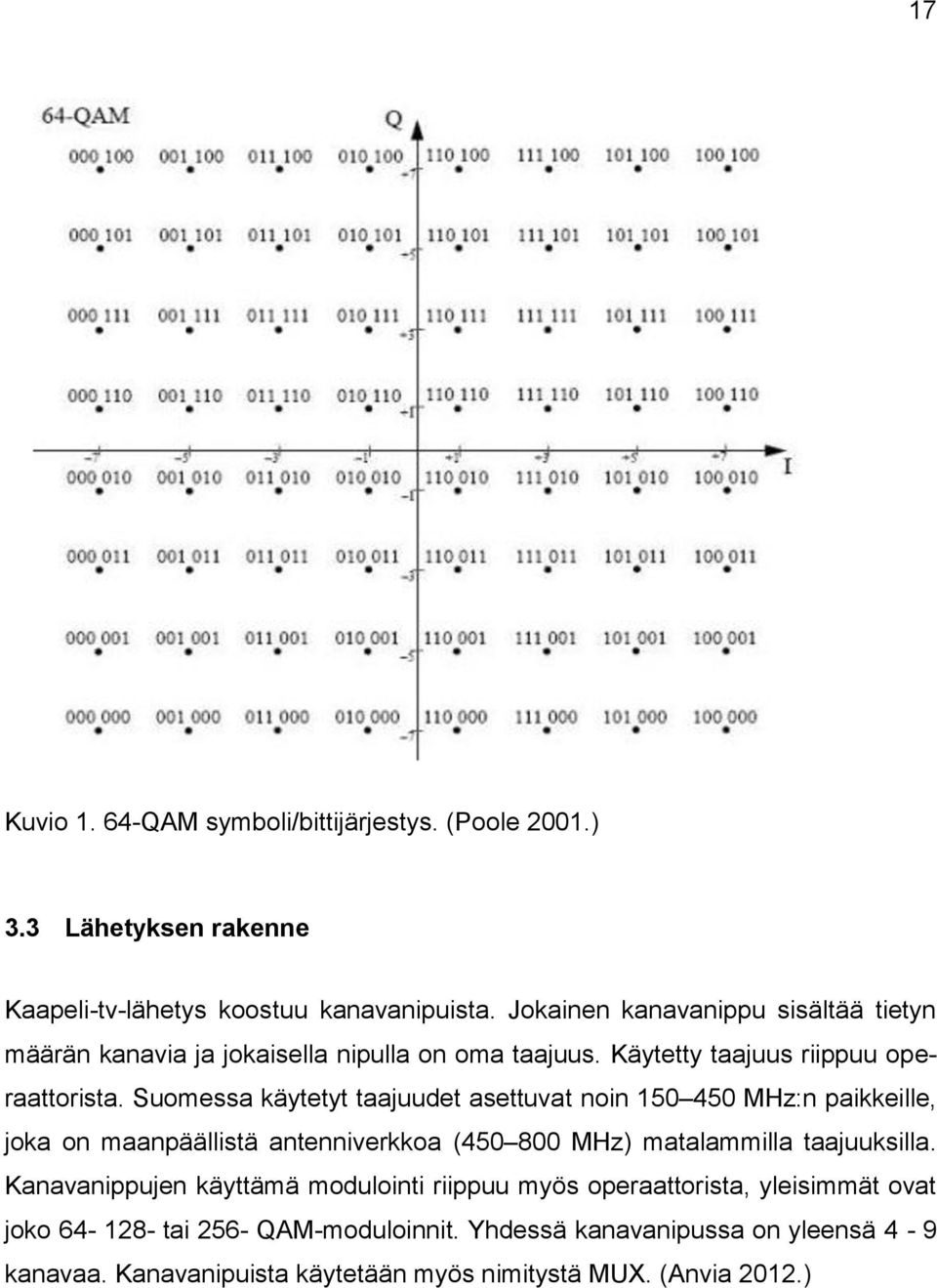 Suomessa käytetyt taajuudet asettuvat noin 150 450 MHz:n paikkeille, joka on maanpäällistä antenniverkkoa (450 800 MHz) matalammilla taajuuksilla.