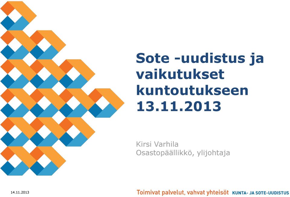 kuntoutukseen 13.11.