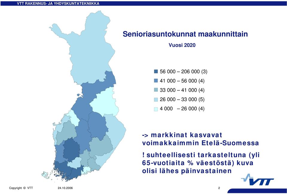 markkinat kasvavat voimakkaimmin Etelä-Suomessa!