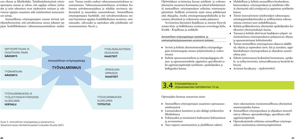 Ammatillisea erityisopettajaa seuraat tiiviissä työelämäyhteistyössä, että työvalmeus eteee jokaise oppija hekilökohtaise valmeussuuitelma mukai- erityisopettaja ja ohjattava tiimi äkemys työataja