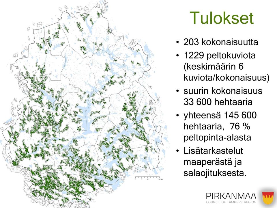 kokonaisuus 33 600 hehtaaria yhteensä 145 600