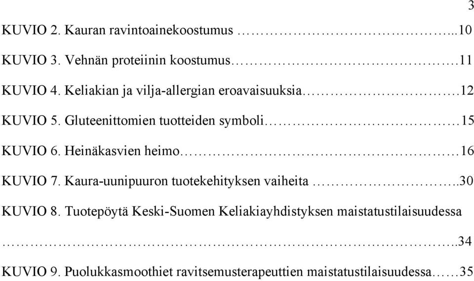 Heinäkasvien heimo 16 KUVIO 7. Kaura-uunipuuron tuotekehityksen vaiheita..30 KUVIO 8.