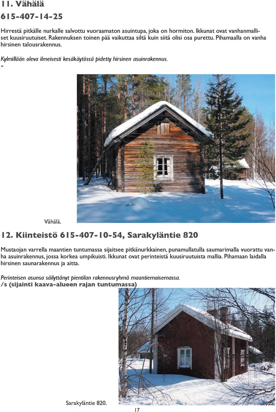 - Vähälä. 12.