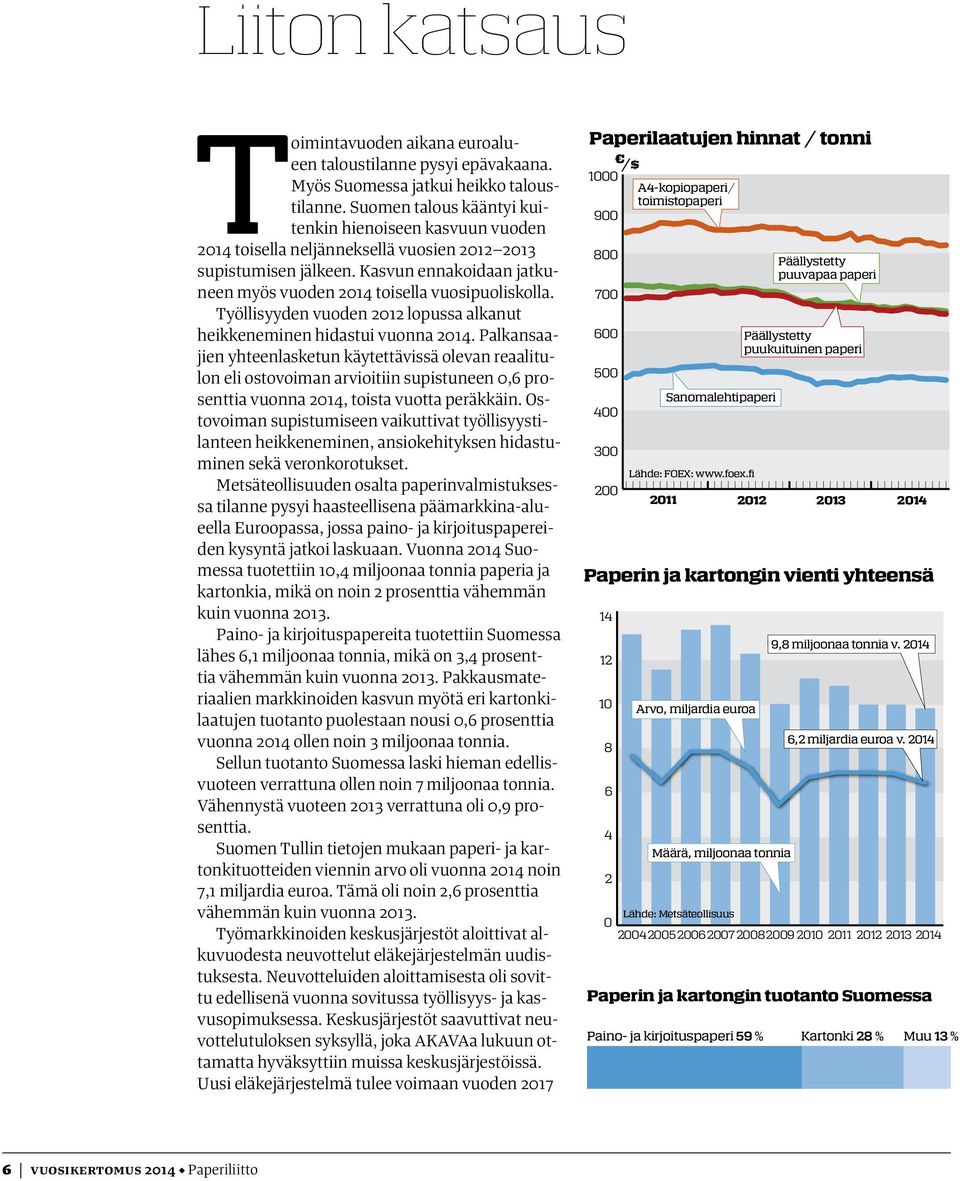 Työllisyyden vuoden 2012 lopussa alkanut heikkeneminen hidastui vuonna 2014.