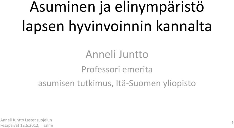 Juntto Professori emerita