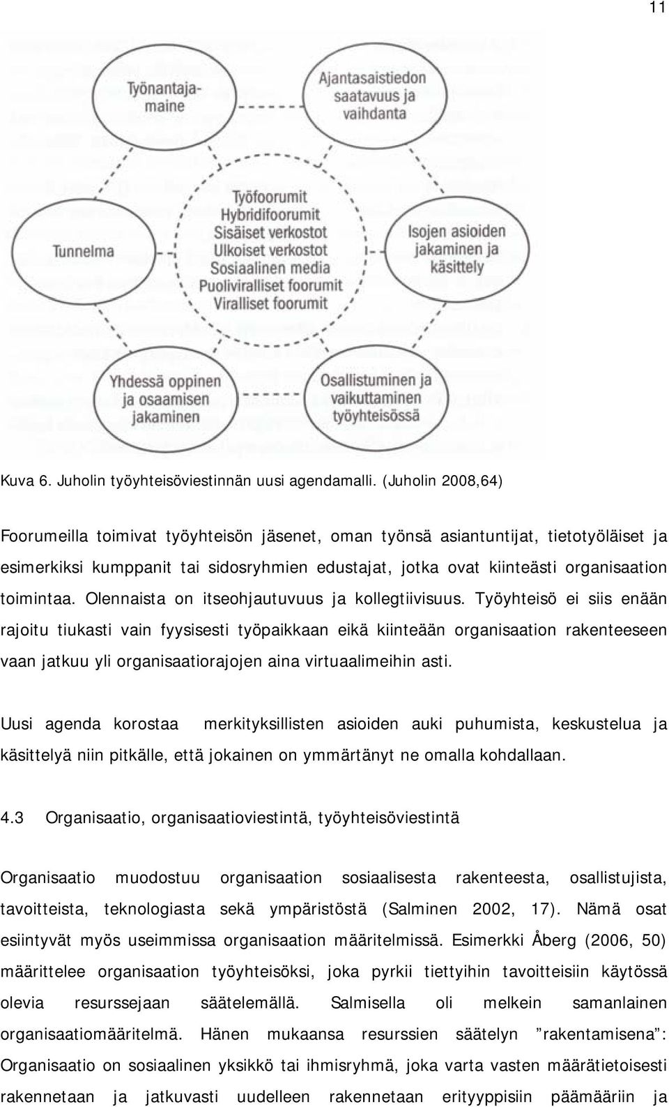 toimintaa. Olennaista on itseohjautuvuus ja kollegtiivisuus.