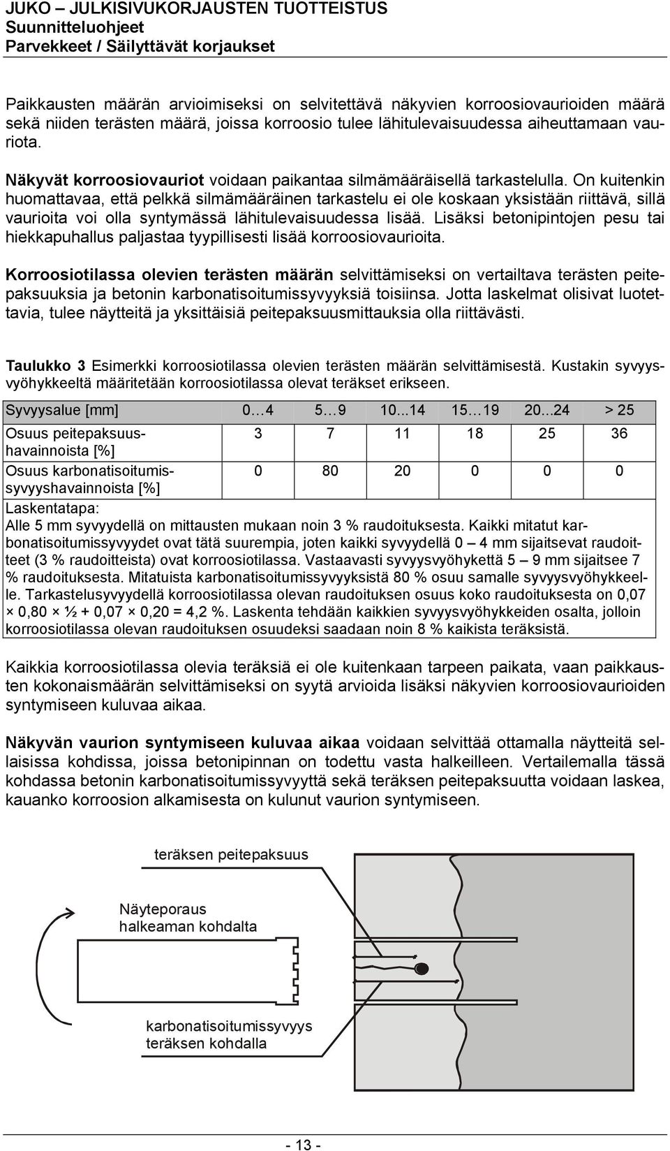 On kuitenkin huomattavaa, että pelkkä silmämääräinen tarkastelu ei ole koskaan yksistään riittävä, sillä vaurioita voi olla syntymässä lähitulevaisuudessa lisää.