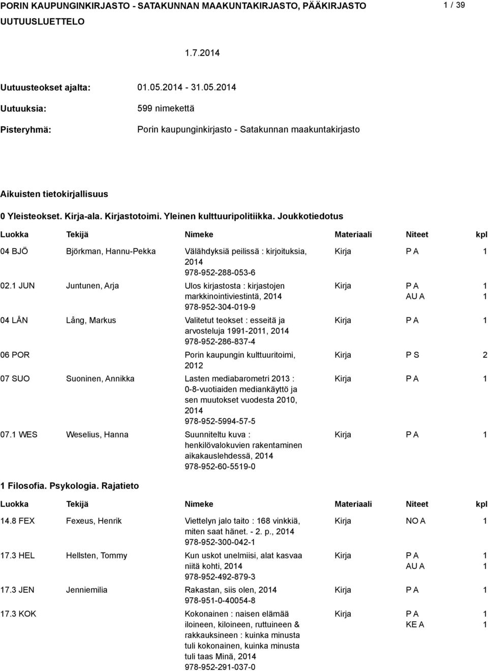 Joukkotiedotus 04 BJÖ Björkman, Hannu-Pekka Välähdyksiä peilissä : kirjoituksia, 04 978-95-88-05-6 0.