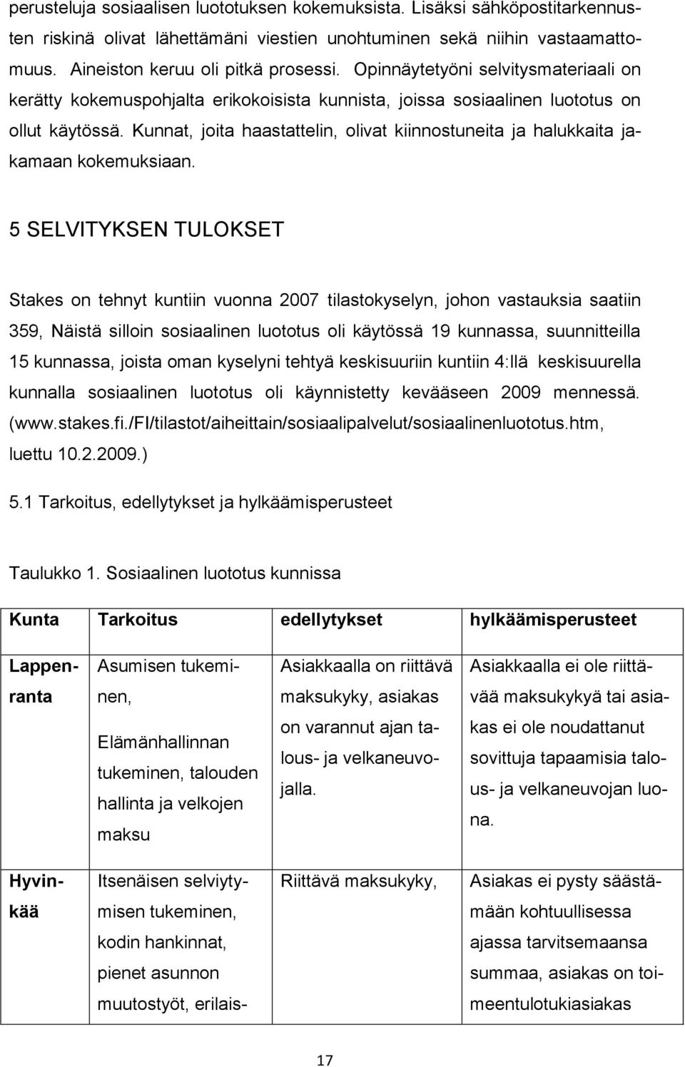 Kunnat, joita haastattelin, olivat kiinnostuneita ja halukkaita jakamaan kokemuksiaan.