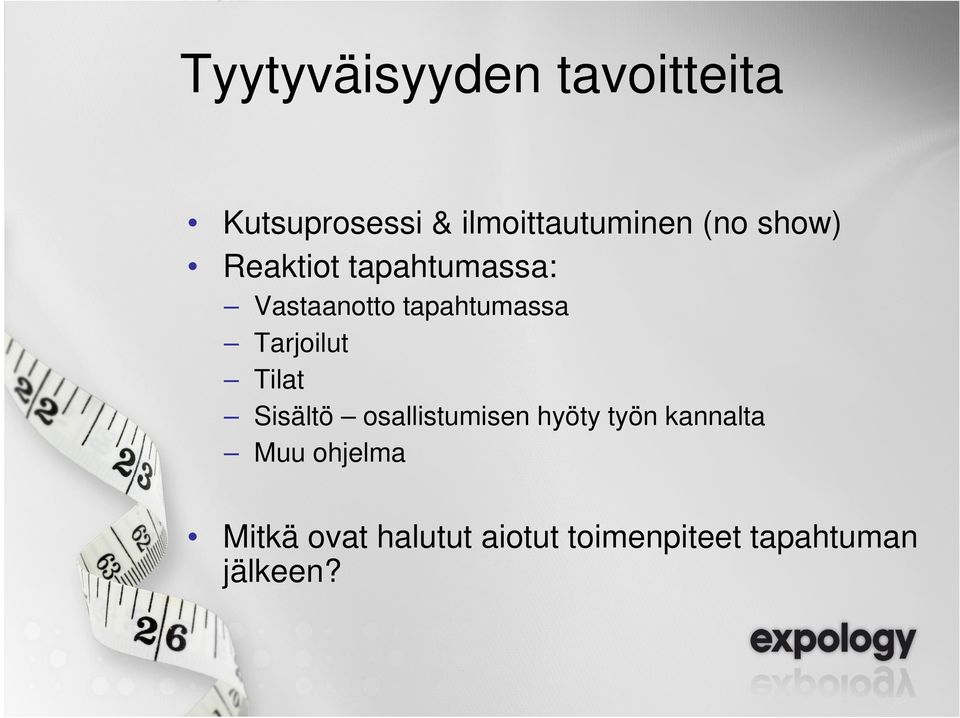 Tarjoilut Tilat Sisältö osallistumisen hyöty työn kannalta