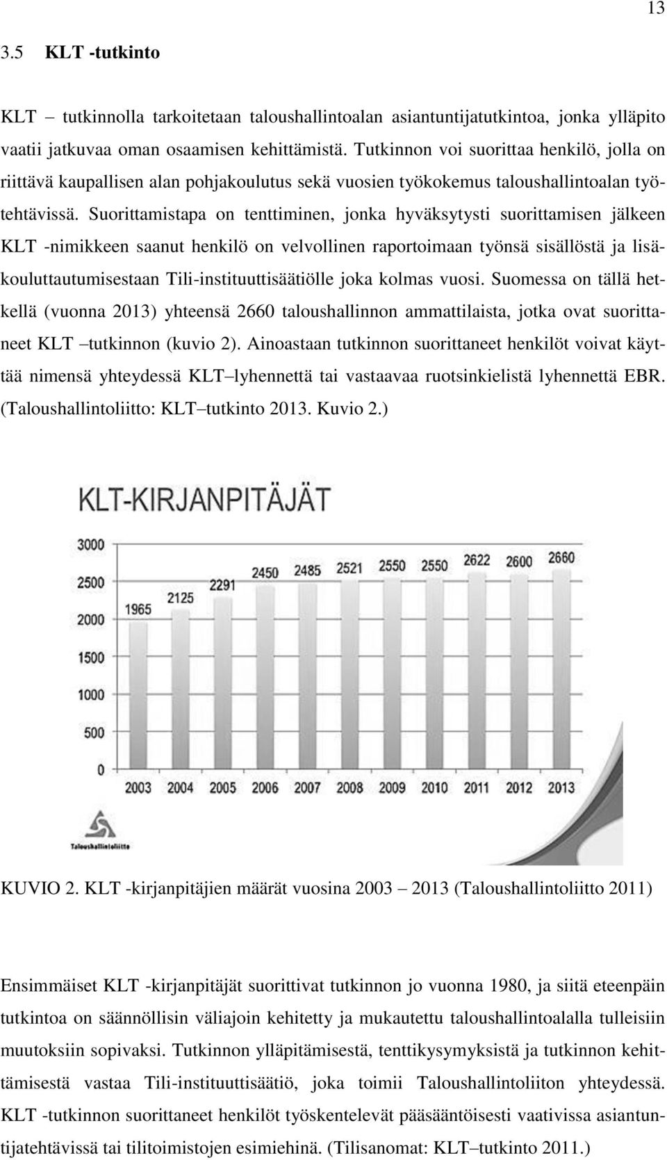 Suorittamistapa on tenttiminen, jonka hyväksytysti suorittamisen jälkeen KLT -nimikkeen saanut henkilö on velvollinen raportoimaan työnsä sisällöstä ja lisäkouluttautumisestaan