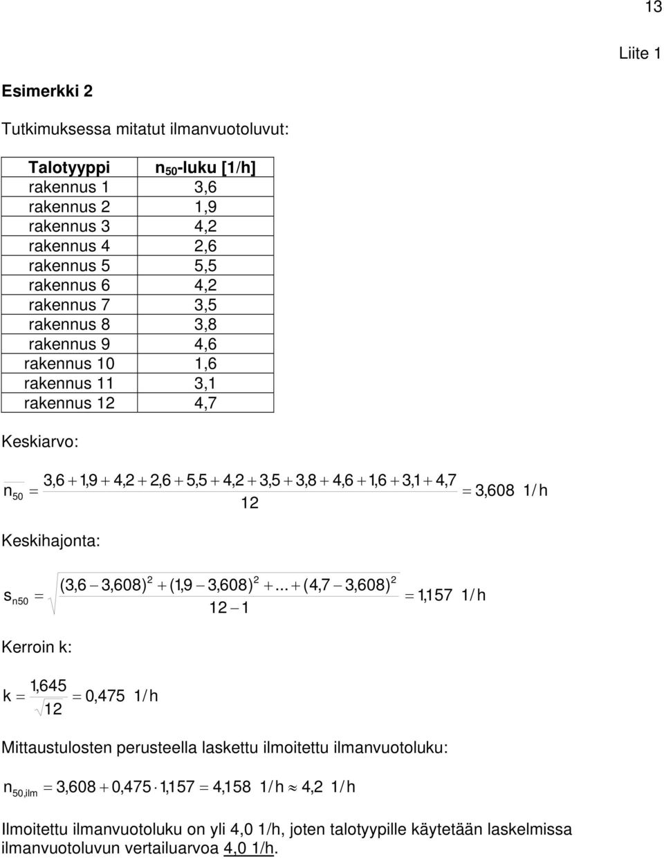 = = 3,608 1 Keskihajonta: s (3,6 3,608) + (1,9 3,608) 1 1 +.