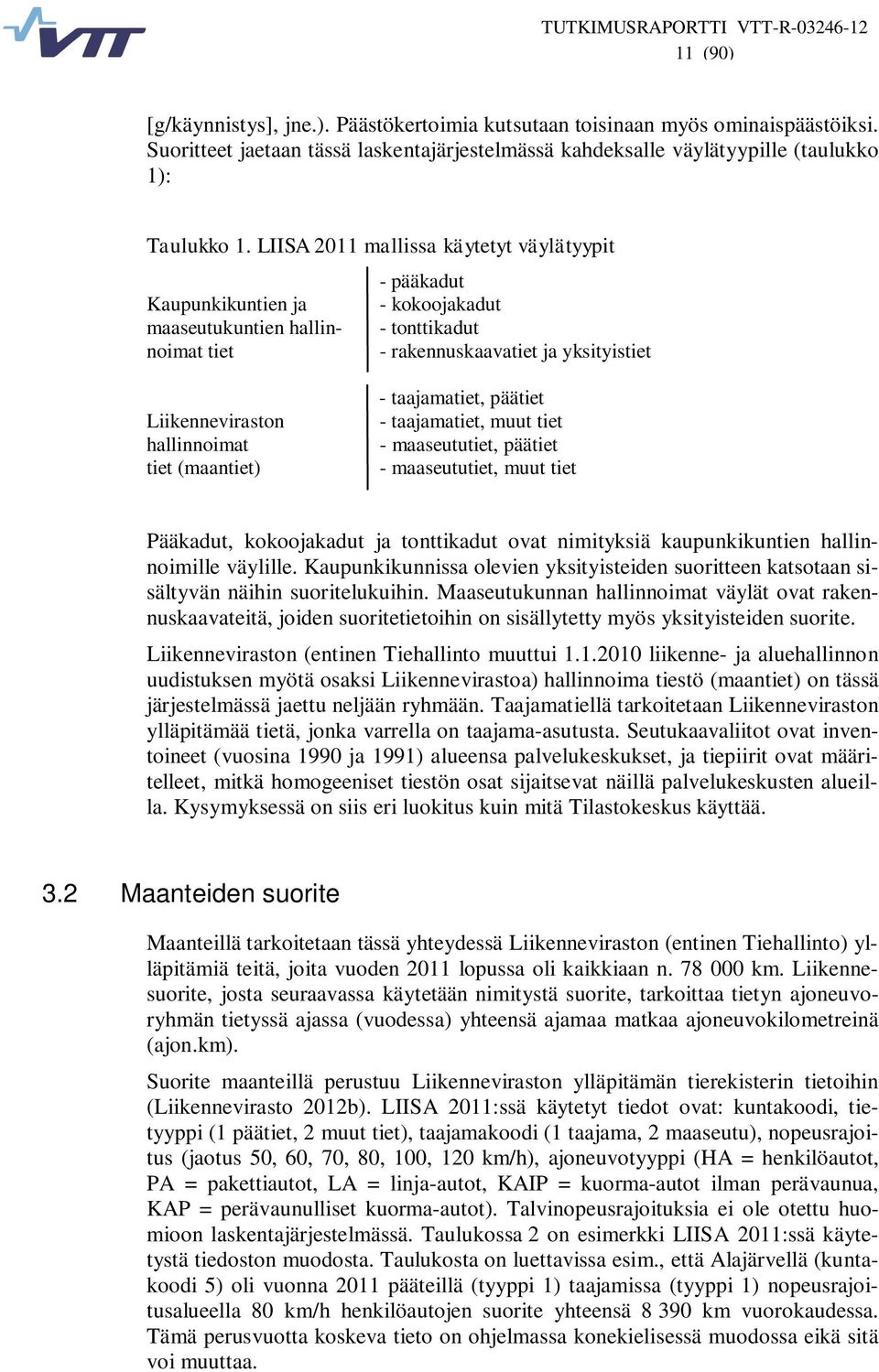 Liikenneviraston - taajamatiet, muut tiet hallinnoimat - maaseututiet, päätiet tiet (maantiet) - maaseututiet, muut tiet Pääkadut, kokoojakadut ja tonttikadut ovat nimityksiä kaupunkikuntien