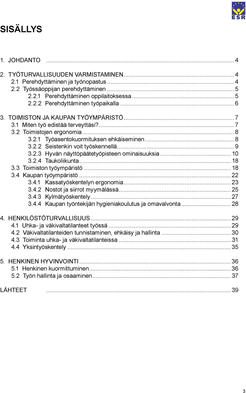 .. 9 3.2.3 Hyvän näyttöpäätetyöpisteen ominaisuuksia... 10 3.2.4 Taukoliikunta... 18 3.3 Toimiston työympäristö... 18 3.4 Kaupan työympäristö... 22 3.4.1 Kassatyöskentelyn ergonomia... 23 3.4.2 Nostot ja siirrot myymälässä.