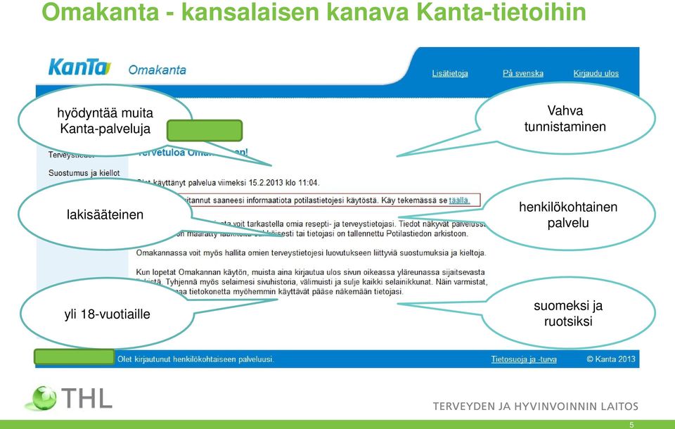 Kanta-palveluja Vahva tunnistaminen