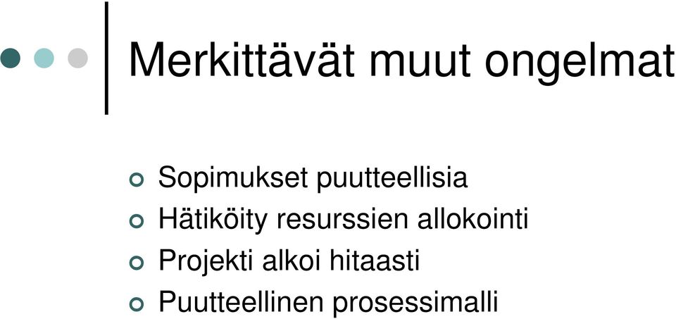 Hätiköity resurssien allokointi