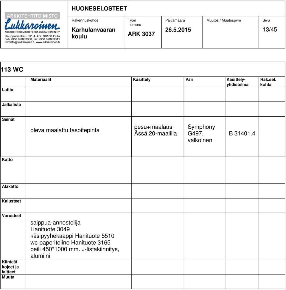 Hanituote 5510 wc-paperiteline