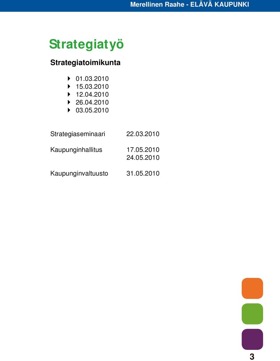 2010 Strategiaseminaari 22.03.