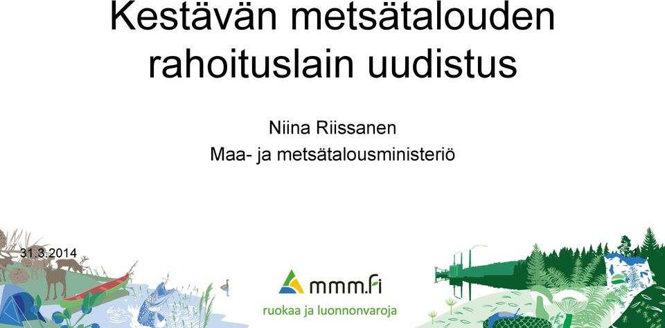 Niina Riissanen Maa- ja