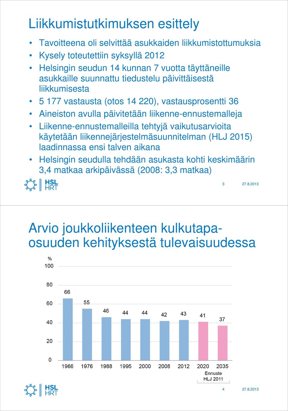 liikenne-ennustemalleja Liikenne-ennustemalleilla tehtyjä vaikutusarvioita käytetään liikennejärjestelmäsuunnitelman (HLJ 2015) laadinnassa ensi talven aikana