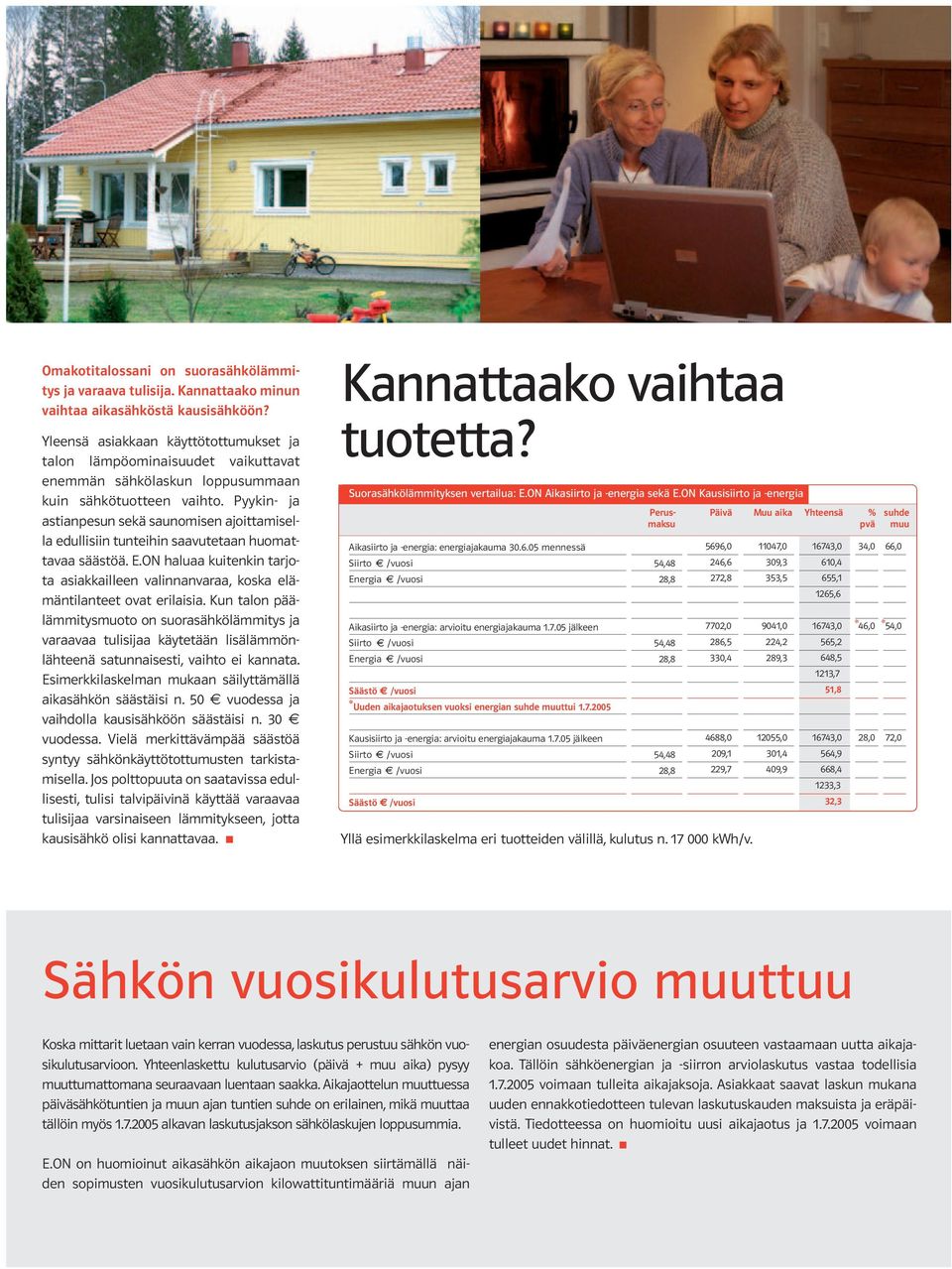 Pyykin- ja astianpesun sekä saunomisen ajoittamisella edullisiin tunteihin saavutetaan huomattavaa säästöä. E.