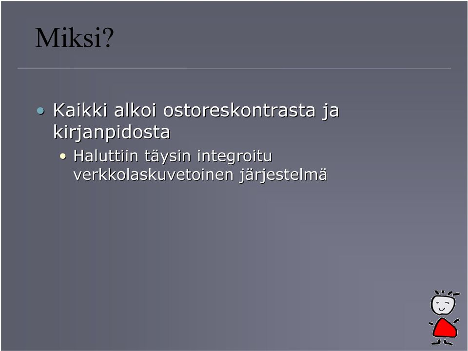 ostoreskontrasta ja