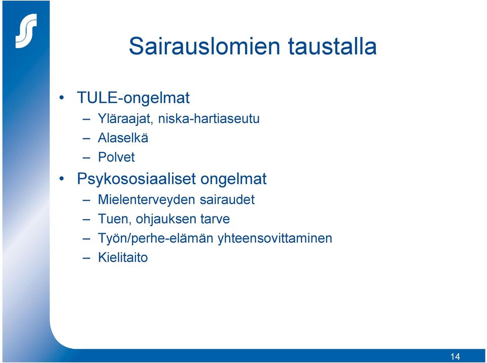 ongelmat Mielenterveyden sairaudet Tuen, ohjauksen