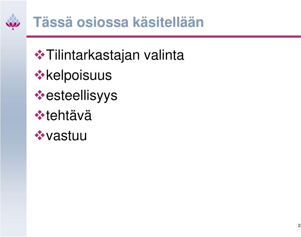 Tilintarkastajan