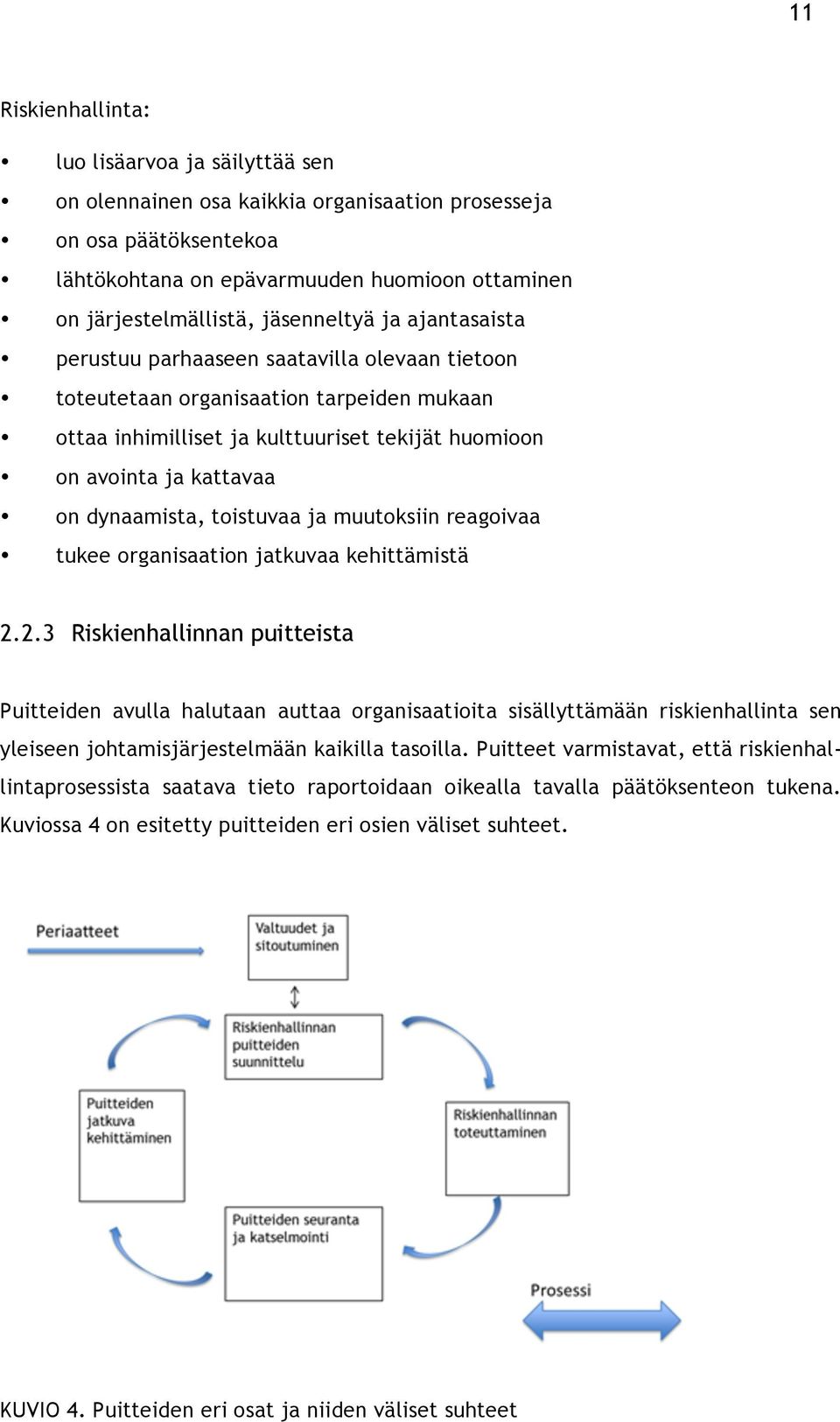 dynaamista, toistuvaa ja muutoksiin reagoivaa tukee organisaation jatkuvaa kehittämistä 2.