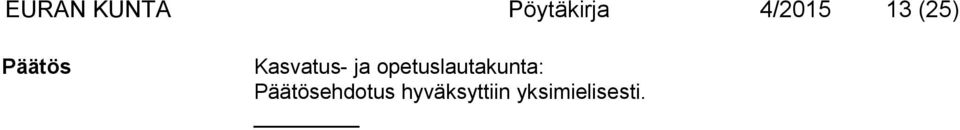 opetuslautakunta: