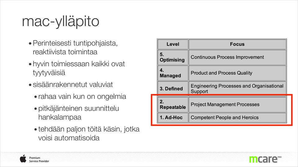 sisäänrakennetut valuviat rahaa vain kun on ongelmia