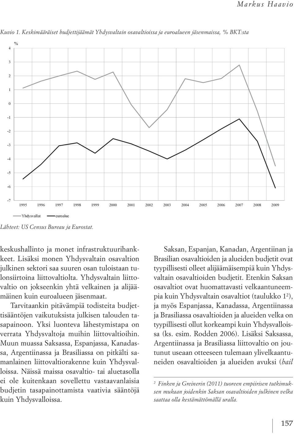 Census Bureau ja Eurostat keskushallinto ja monet infrastruktuurihankkeet Lisäksi monen Yhdysvaltain osavaltion julkinen sektori saa suuren osan tuloistaan tulonsiirtoina liittovaltiolta Yhdysvaltain