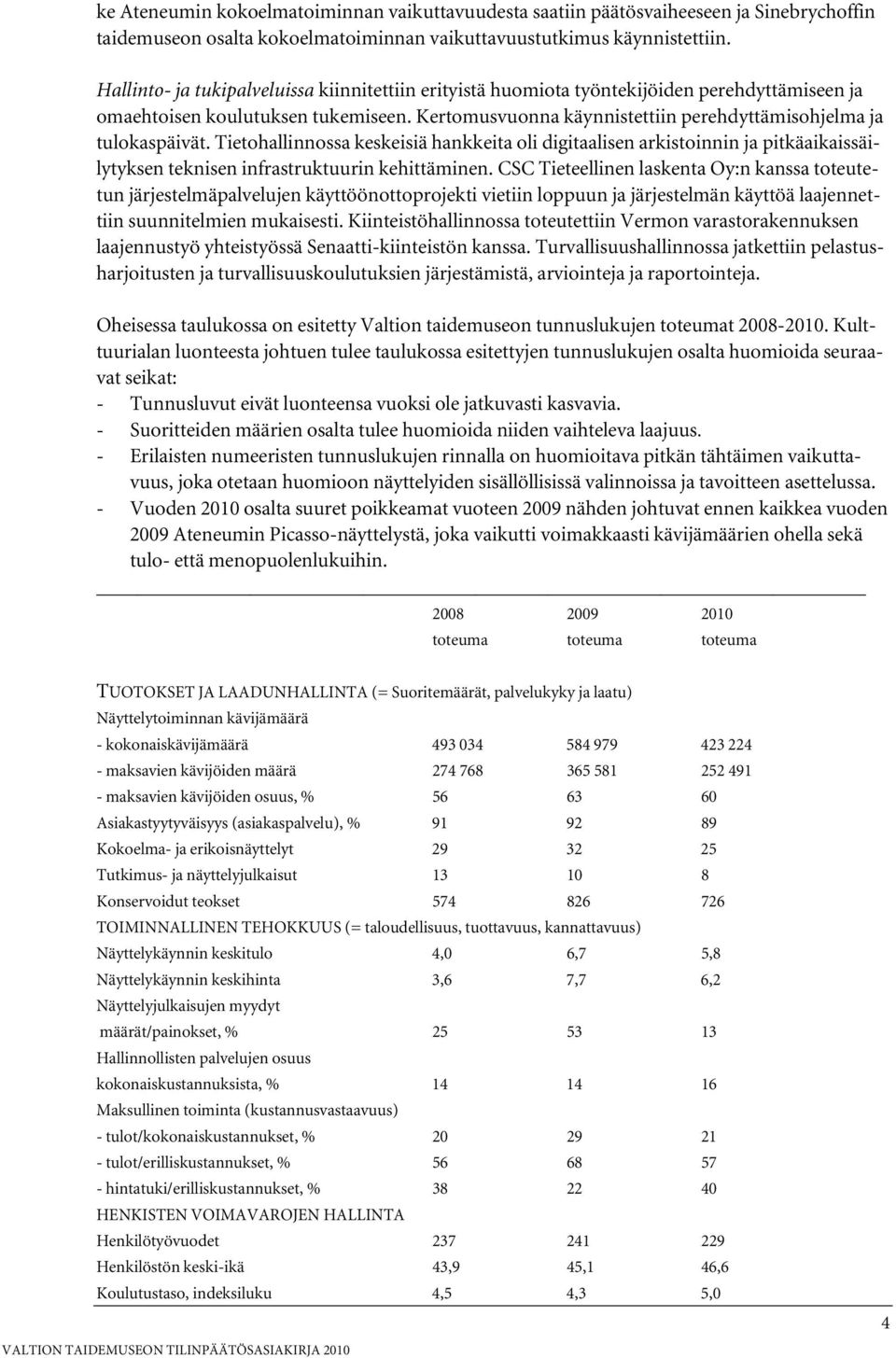 Kertomusvuonna käynnistettiin perehdyttämisohjelma ja tulokaspäivät.