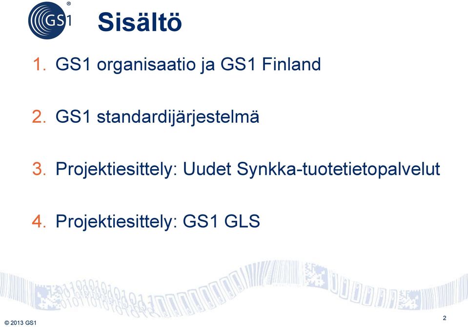 GS1 standardijärjestelmä 3.