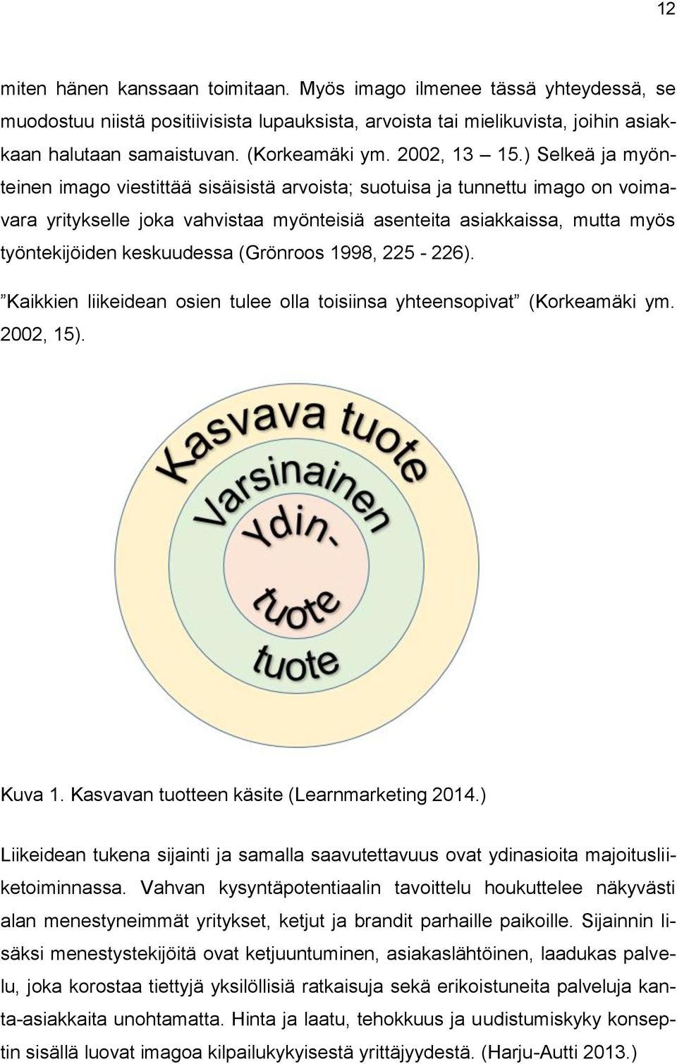 ) Selkeä ja myönteinen imago viestittää sisäisistä arvoista; suotuisa ja tunnettu imago on voimavara yritykselle joka vahvistaa myönteisiä asenteita asiakkaissa, mutta myös työntekijöiden keskuudessa