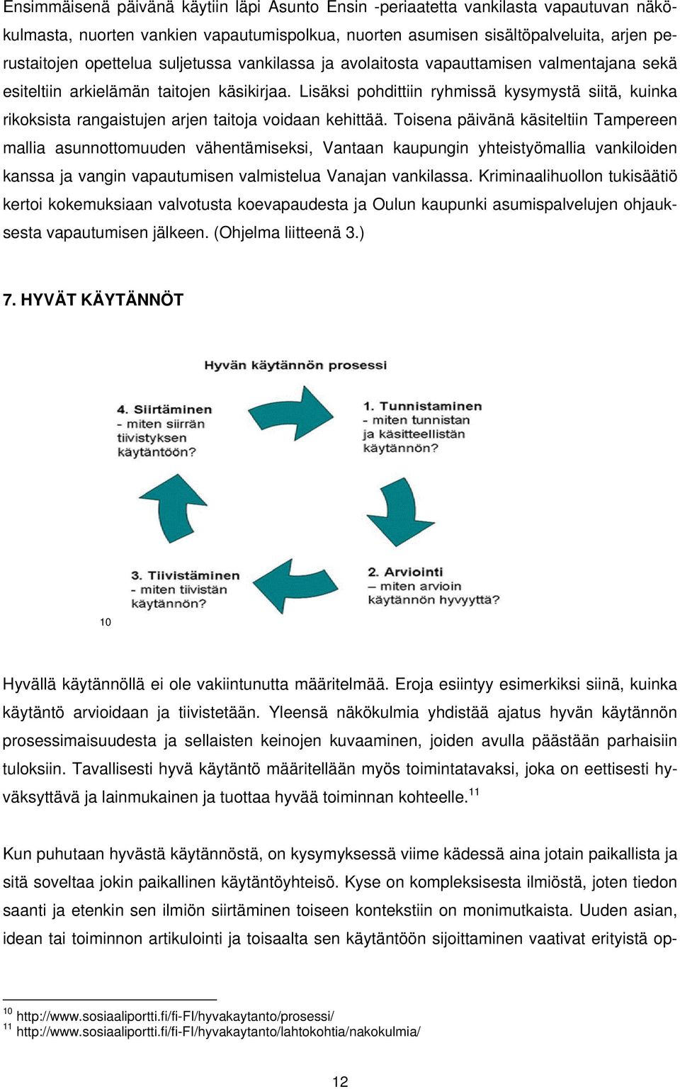 Lisäksi pohdittiin ryhmissä kysymystä siitä, kuinka rikoksista rangaistujen arjen taitoja voidaan kehittää.