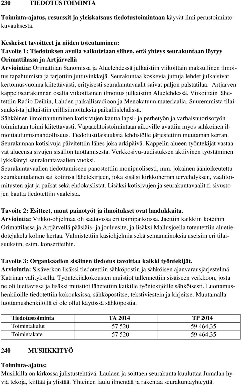 Aluelehdessä julkaistiin viikoittain maksullinen ilmoitus tapahtumista ja tarjottiin juttuvinkkejä.