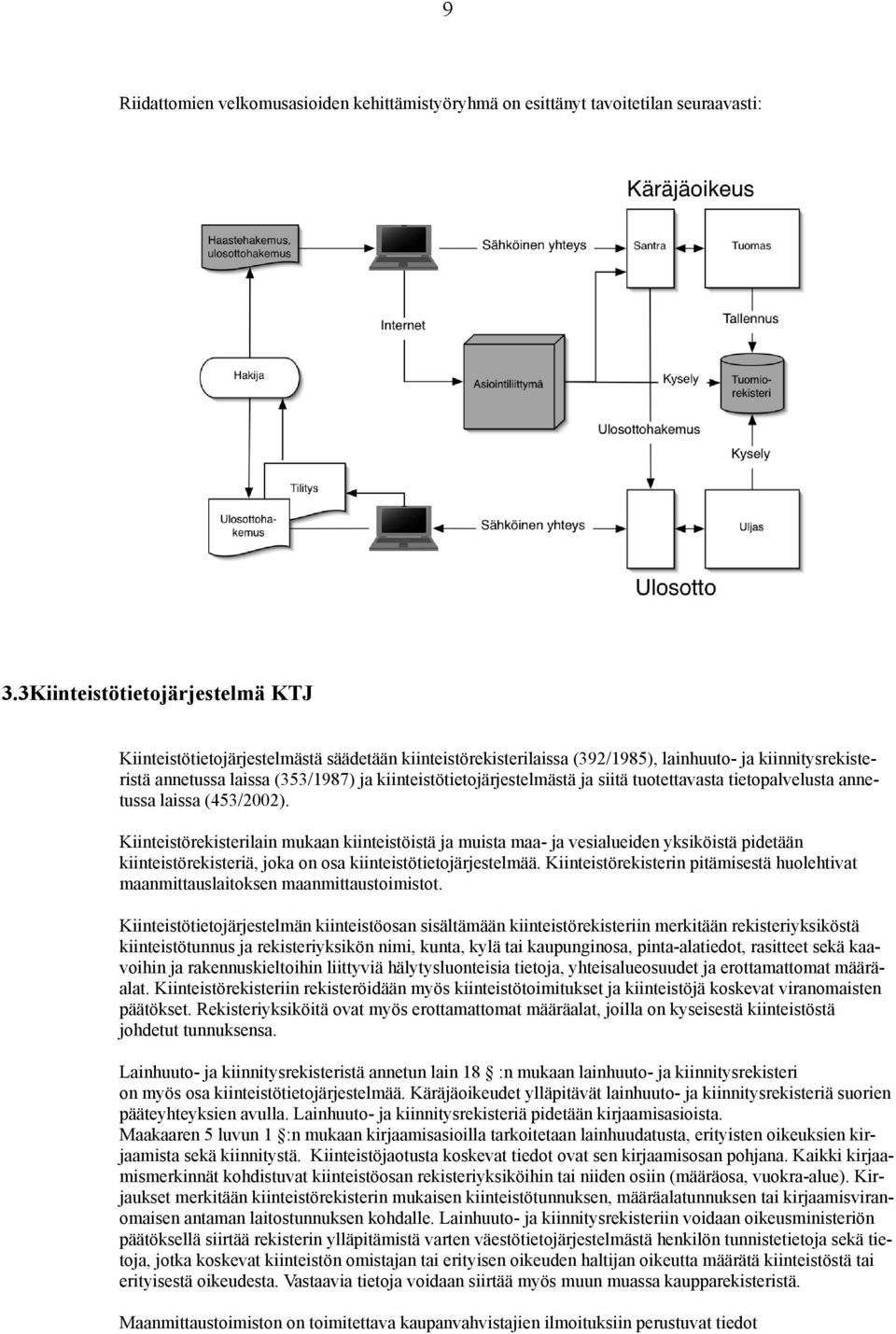 kiinteistötietojärjestelmästä ja siitä tuotettavasta tietopalvelusta annetussa laissa (453/2002).